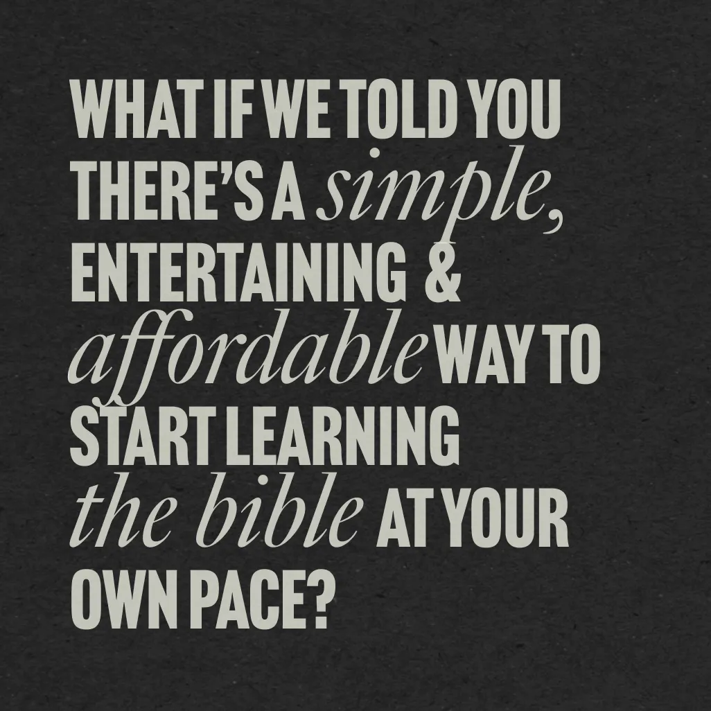 Arma understand the bible for yourself